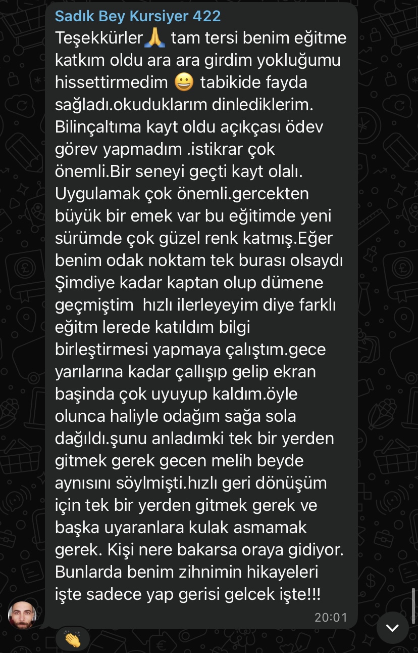 Danışan geri bildirimi