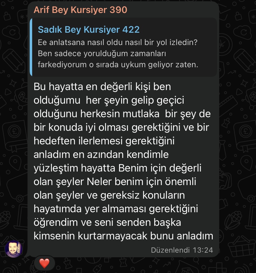 Danışan geri bildirimi