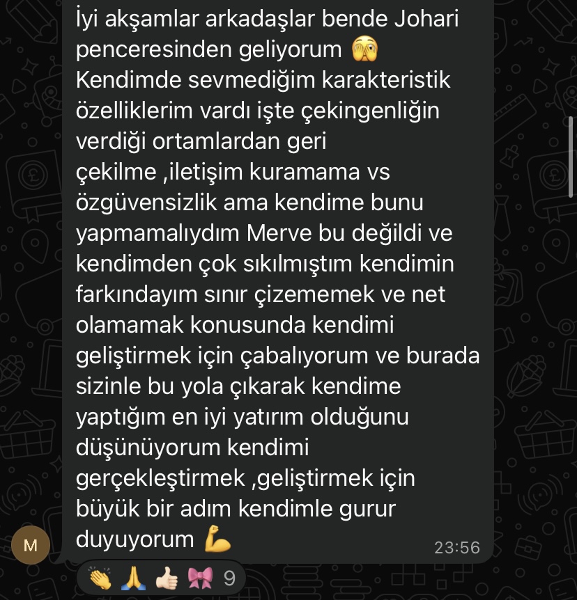 Danışan geri bildirimi